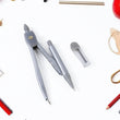 4-in-1 Premium Geometry Compass Set for Students and Professionals