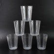 Apex Pyramid Design Unbreakable Plastic Glass – 300 ML
