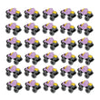 Mini Monster Trucks Friction Powered Cars for Kids Big Plastic Tires Baby Boys Super Cars Blaze Truck for Kids Gifts Toys (30 Pcs Set)