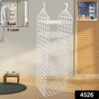 MULTIPURPOSE 5 LAYER FOLDING CLOTHES STORAGE RACKS||CLOSET FOR STUDENTS WARDROBE SHELVES SOCKS, SCARF, T-SHIRT, ETC||HANGING ORGANIZER STORAGE HOLDERS & RACKS