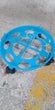 Gas cylinder in blue color